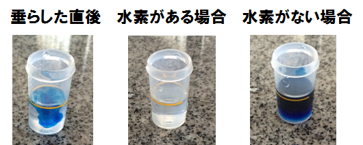 ビガーブライトEX水素濃度の計測